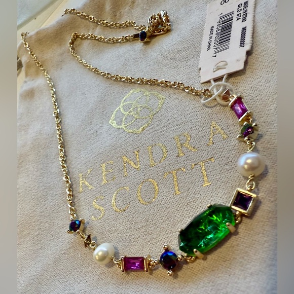 KENDRA SCOTT *NWT* Madelyn Strand Necklace in Gold/Multi Mix - Picture 6 of 9
